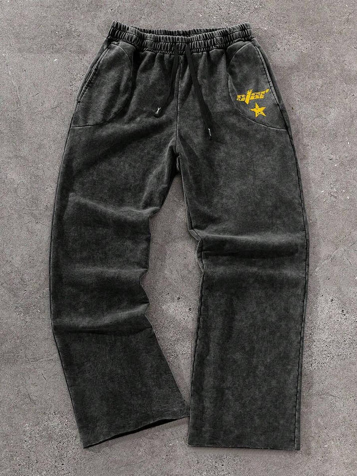 StyIIz - Grey Star Comfort Sweatpants™ – Fall Streetwear Essential
