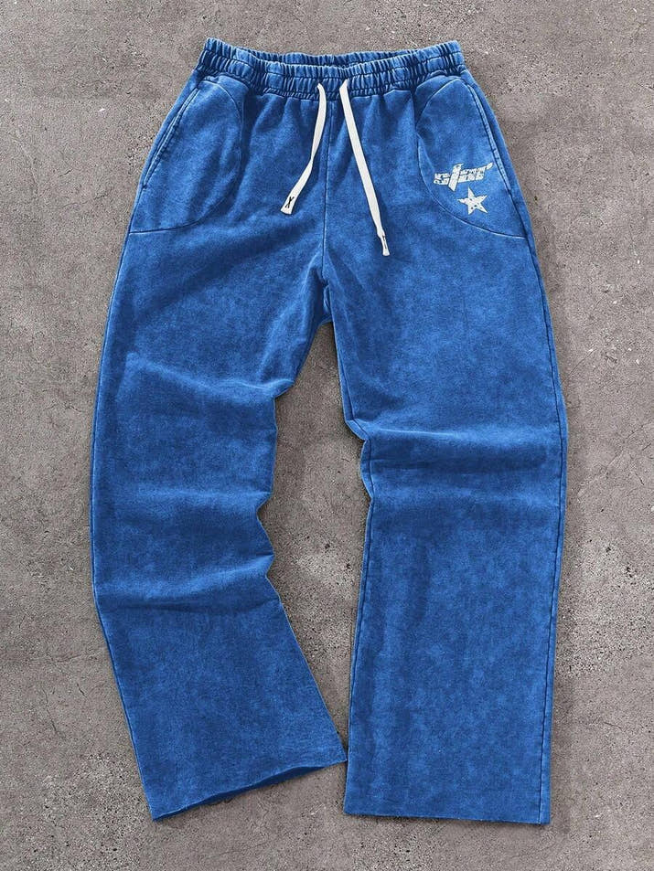 StyIIz - Grey Star Comfort Sweatpants™ – Fall Streetwear Essential