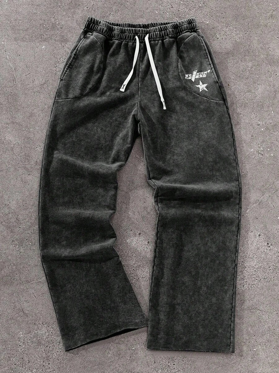 StyIIz - Grey Star Comfort Sweatpants™ – Fall Streetwear Essential
